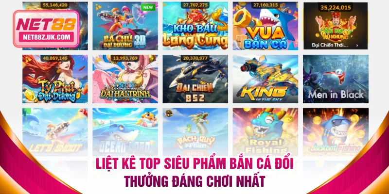 Bắn Cá Đổi Thưởng NET88 | Chiến Thuật Săn Jackpot Khủng - Gi79
