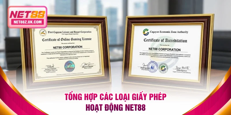 Giấy phép hoạt động NET88 | Chứng Nhận Uy Tín Quốc Tế - Gi79