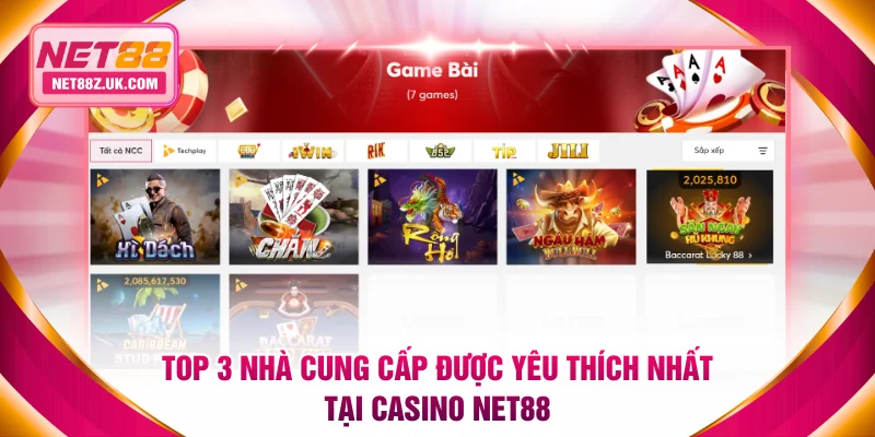 Casino NET88 - Giới Thiệu Sảnh Game Bài Cực Hot Tại Nhà Cái - Gi79